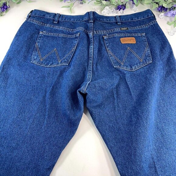 Wrangler Thurman Denim Jeans Mens Pants Classic Regular Boot Cut Fit 5 Pocket - Picture 12 of 14